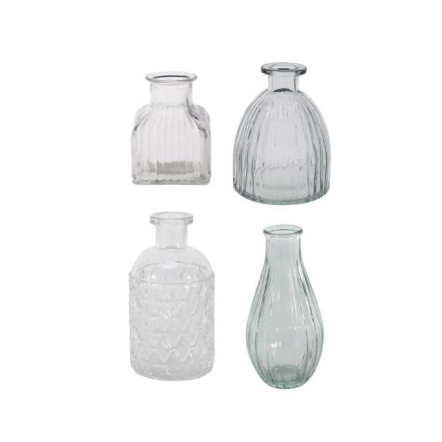 Small Glass Bud Stem Vase Bottle - Large Selection Wedding Event Table - image 1