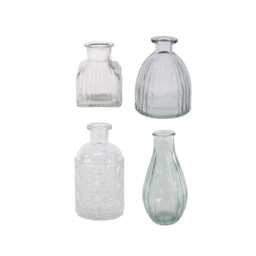Small Glass Bud Stem Vase Bottle - Large Selection Wedding Event Table - thumbnail 1