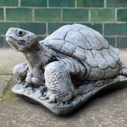Stone Turtle Statue Concrete Tortoise Sculpture Outdoor Animal Decoration Cement Figurine Garden Ornament Turtle Lover Gift Yard Art - thumbnail 2