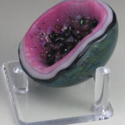 "Fused Glass ""Ruby" - thumbnail 3