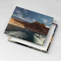 Person Water Skiing Canvas, Wall Art Picture, Blue Decoration, Nature Canvas - thumbnail 3