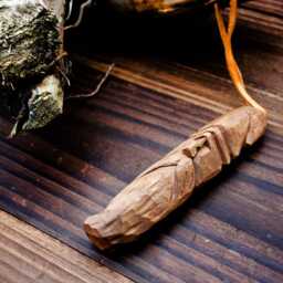 Hand-Carved Wooden Viking Ornament - Unique Personalized Rustic Wall Decor Whittling Dwarf, Gnome, Home Spirit - thumbnail 2