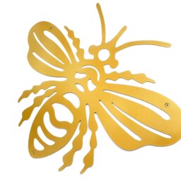 Bee Wall Art - Metal Honey Decoration, Garden Art, Lover Gift, Home Decor, Decor - thumbnail 3