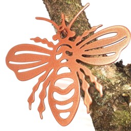 Bee Wall Art - Metal Honey Decoration, Garden Art, Lover Gift, Home Decor, Decor - thumbnail 2