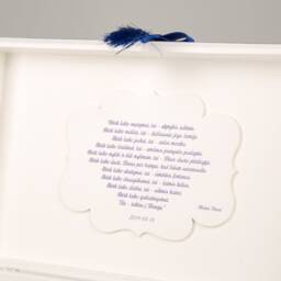 Keepsake Box, Personalized Memory Christening Gift Baptism Custom Wooden Memory Boxes For Twins, Time Capsule - thumbnail 4