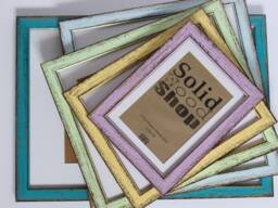 Photo Frame A3 Wood Frames Picture 30x42 cmrustic Hand Painted Art Poster A5, A4, A3, A2, Solidwoodshop - thumbnail 1