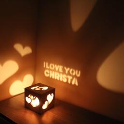 Personalized Gifts For Woman, Anniversary Gift Her, Birthday Girlfriend Gift, Custom Bedside Projecting Lamp Wife - thumbnail 3