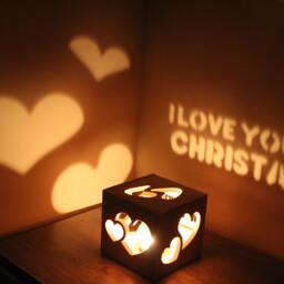 Personalized Gifts For Woman, Anniversary Gift Her, Birthday Girlfriend Gift, Custom Bedside Projecting Lamp Wife - thumbnail 2