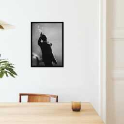 Vintage Frank Sinatra Print, Music Artist Poster, Fine Art Photography Wall Art, Museum Quality, Classic Jazz Blues Black & White Print - thumbnail 2