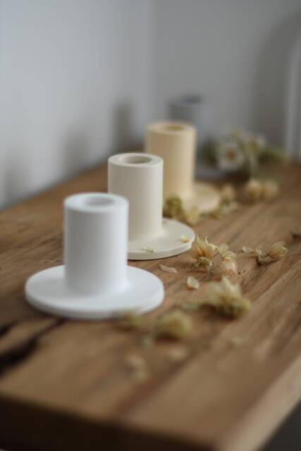 Candle Holder For Taper Candles, Candle Plate, Candlestick I Scandinavian/Gift Idea - image 1