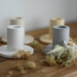 Candle Holder For Taper Candles, Candle Plate, Candlestick I Scandinavian/Gift Idea - thumbnail 3