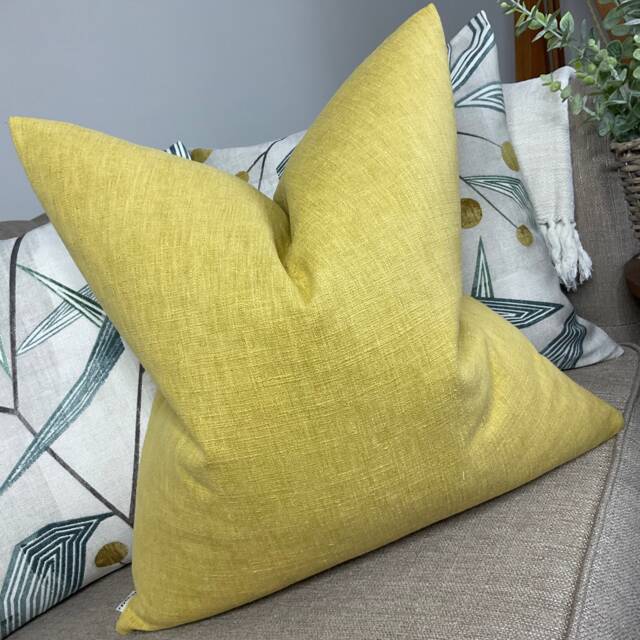 John Lewis & Partners Fabric Cotton Blend Cushion Cover, Sofa Pillow Cover, Orche Decorative Throw Pillow, Double Sided - image 1