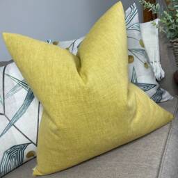John Lewis & Partners Fabric Cotton Blend Cushion Cover, Sofa Pillow Cover, Orche Decorative Throw Pillow, Double Sided - thumbnail 1