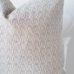 Gray Striped Pillow Cover - thumbnail 2