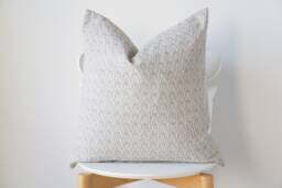 Gray Striped Pillow Cover - thumbnail 1