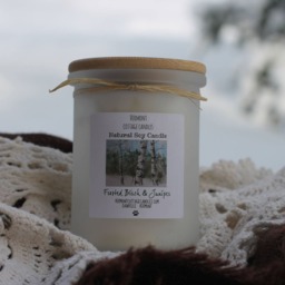 Recycled Glass Soy Candle Vermont Cottage, Vintage Style, 6Oz - thumbnail 4