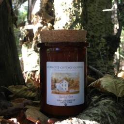Recycled Glass Soy Candle Vermont Cottage, Vintage Style, 6Oz - thumbnail 3
