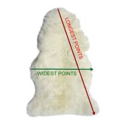 Grey Dyed British Sheepskin Rug Luxury Chair/Sofa Cover - thumbnail 4