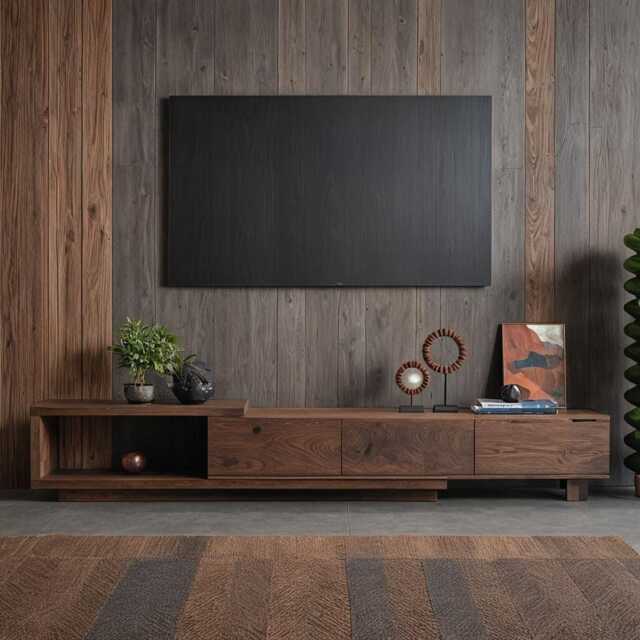 "Walnut Lowboard ""Lavender I" - image 1