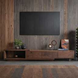 "Walnut Lowboard ""Lavender I"