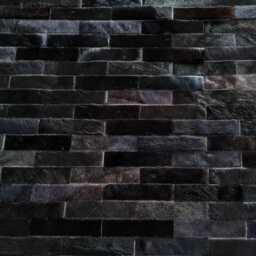 "Patchwork Cowhide Rug Black Leather " - thumbnail 2