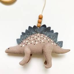 Dinosaur Baby Gym, Play Gym Toys, Montessori Toy, Dinosaur Nursery Decor, Shower, Shower Gift - thumbnail 2