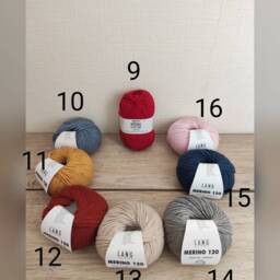 Hand Knitted Merino Wool Baby Blanket - thumbnail 4