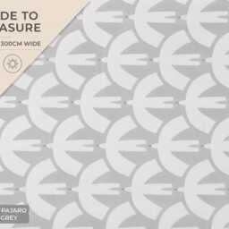 Scion Pajaro Steel Grey Roman Blind - Mid Century Modern Made To Measure - thumbnail 3