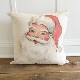 Vintage Santa Pillow Cover - thumbnail 1