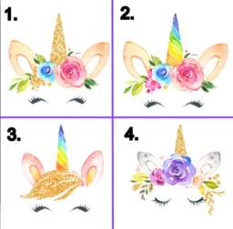 Custom Unicorn Sequin Flip Pillow - thumbnail 3