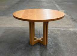 Round Wood Dining Table - thumbnail 1