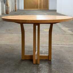 Round Wood Dining Table - thumbnail 3
