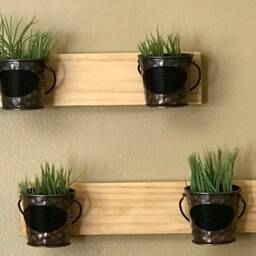 Indoor Wall Garden - Two Rows Of 3 Pots - thumbnail 3