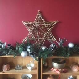 Willow Stars, Large Star, Wall Hanging, Sets Of Christmas Decorations, Star - thumbnail 2