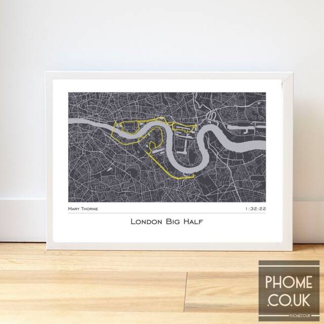 London Big Half - Marathon Finisher's Print Gifts For Runners - image 1