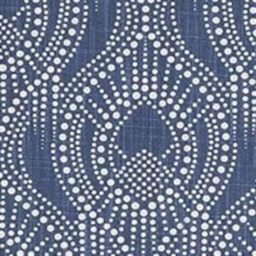 "Round Barstool Cover With Cushioned Foam Elasticized, Alyssa Regal Navy Slub Kitchen Stool Padded 12"" To 20" - thumbnail 4