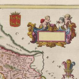 Flintshire, Denbighshire Map - Denbigiensis Comitatus Et Flintensis Ancient Map By J. Blaeu -1665 Poster Wall Art -Welsh Maps - thumbnail 3