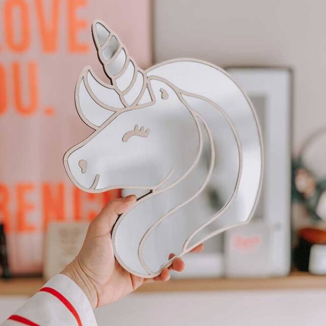 Unicorn Shatterproof Mirror Perfect Gift For Bedroom & Nursery Decor Horse Children - image 1