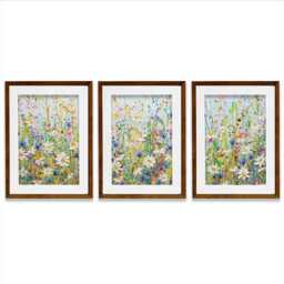 Daisy Splash Framed Art Print Trio - thumbnail 4