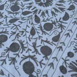 Luxury Canvas Cotton Suzani Quilt For Sofa Throw, Bedding, & Home Decoration - thumbnail 3