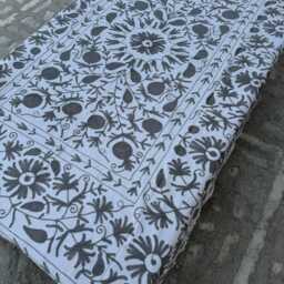 Luxury Canvas Cotton Suzani Quilt For Sofa Throw, Bedding, & Home Decoration - thumbnail 4