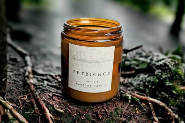 After The Rain Scented Candle - Petrichor - Clean Earthy Fragrance - image 1