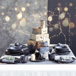 Scented Coffee Bean & Cloves Christmas Tree - Rustic Holiday Decor - thumbnail 3