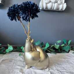 Anatomical Heart Shaped Vase Decor Gold Gothic Creepy - thumbnail 3
