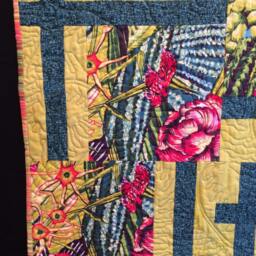 Cactus Trellis Twin/ Double Or Throw Quilt - thumbnail 3