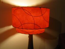 Made To Order Mid Century Vintage Style 2 Tiered Fiberglass Lamp Shade Kit Custom Retro Atomic Inverted