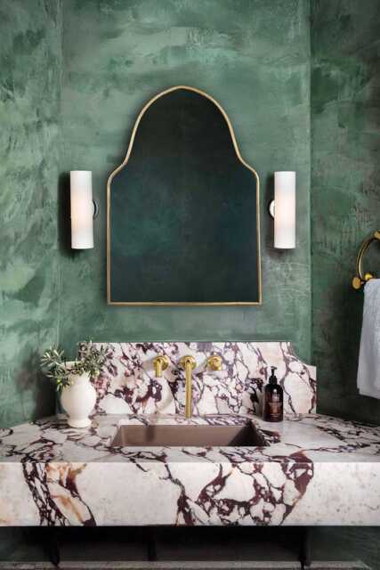 Arch Mirror Gold Brass Wall Arched Mirrors, Vanity Decor - image 1