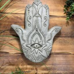 stone Garden Eye Of Horus Peace Zen Large Detailed Plaque Hanging Gift Ornament - thumbnail 4