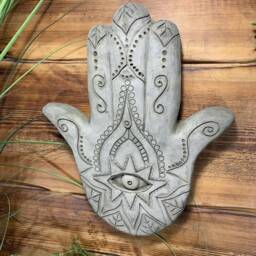 stone Garden Eye Of Horus Peace Zen Large Detailed Plaque Hanging Gift Ornament - thumbnail 2