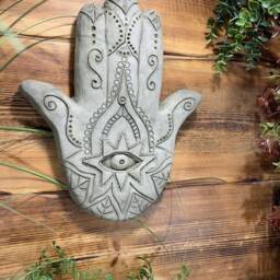 stone Garden Eye Of Horus Peace Zen Large Detailed Plaque Hanging Gift Ornament - thumbnail 3
